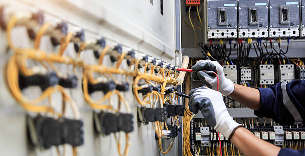 Professional Electrician technician working in Newtown, PA